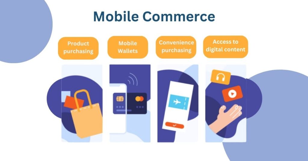 Mobile commerce benefits illustration 