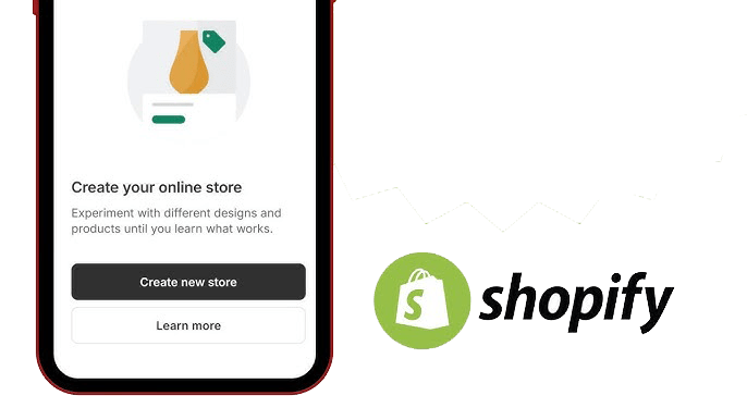 shopify sign up móvil